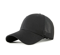 black custom trucker hats long bill