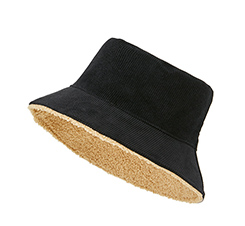 black stylish bucket hats